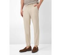 Chinohose BRAX "Style PHIL", Herren, Gr. 34, Länge 34, beige, Web, 66% Polyester, 28% Viskose, 6% Elasthan, Hosen Chinohose (39089166-34) beige