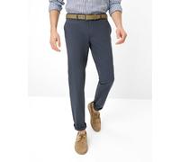 Chinohose BRAX "Style SILVIO", Herren, Gr. 33, Länge 36, blau, Web, 98% Baumwolle, 2% Elasthan, Hosen Chinohose (44801235-33) blau