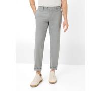 Chinohose BRAX "Style SILVIO", Herren, Gr. 34, Länge 30, grau, Web, 98% Baumwolle, 2% Elasthan, Hosen Chinohose (57898245-34) grau