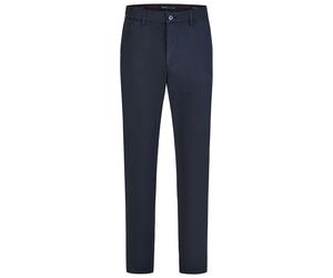 Chinohose BRÜHL "London", Herren, Gr. 28, EURO-Größen, blau, 98% Baumwolle, 2% Elasthan, unifarben, lang, Hosen Chinohose, mit High-Stretch und wasserabweisender Funktion (65316209-28) blau