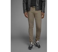 Chinohose BRUNO BANANI, Herren, Gr. 40, Länge 32, grün (khaki), Web, Obermaterial: 98% Baumwolle, 2% Elasthan, unifarben, regular fit lang, Hosen Chinohose (96812949-40) khaki