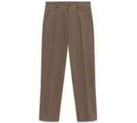 Chinohose BUGATTI "Cozy Times", Herren, Gr. 36, Länge 34, beige (40, beige), 68% Polyester, 28% Viskose, 4% Elasthan, unifarben, gerade, unten schmal, Hosen Chinohose, Tapered Fit mit Soft Touch (9283