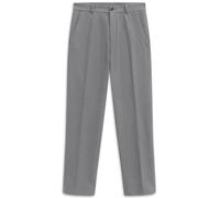 Chinohose BUGATTI "Cozy Times", Herren, Gr. 38, Länge 32, grau (240, grau), 68% Polyester, 28% Viskose, 4% Elasthan, unifarben, gerade, unten schmal, Hosen Chinohose, Tapered Fit mit Soft Touch (36003