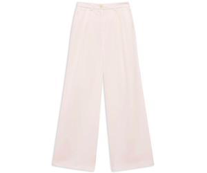 Chinohose BUGATTI "Gerader Beinverlauf", Damen, Gr. 38, Normalgrößen, 20, ecru, 55% Baumwolle, 42% Polyester, 3% Elasthan, unifarben, gerade, Hosen Chinohose, mit doppelter Bundfalte (64033156-38) 20,