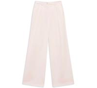 Chinohose BUGATTI "Gerader Beinverlauf", Damen, Gr. 42, Normalgrößen, 20, ecru, 55% Baumwolle, 42% Polyester, 3% Elasthan, unifarben, gerade, Hosen Chinohose, mit doppelter Bundfalte (64033156-42) 20,