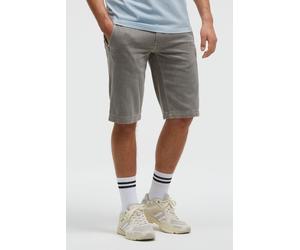 Chinohose CAMP DAVID, Herren, Gr. S, Normalgrößen, rock ridge, Web, Material: 83% Baumwolle, 17% Hanf, unifarben, regular fit knielang, Hosen Chinohose, mit Turn-Up-Saum (60571124-S) rock ridge