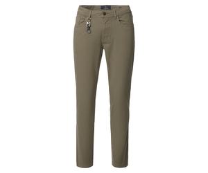 Chinohose CASAMODA "CASAMODA 5-pocket Style STEVE uni", Herren, Gr. 36/34, Länge 34, grün, 97% Baumwolle, 3% Elasthan, Hosen Chinohose (92555344-36) grün