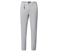Chinohose CASAMODA "CASAMODA Chinohose CHRIS uni", Herren, Gr. 40/32, Länge 32, hellgrau, 97% Baumwolle, 3% Elasthan, Hosen Chinohose (62231341-40) hellgrau