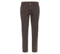 Chinohose CASAMODA "CASAMODA Hose uni", Herren, Gr. 36/32, Länge 32, braun, 98% Baumwolle, 2% Elasthan, Hosen Chinohose (60641127-36) braun