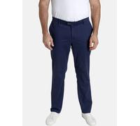 Chinohose CHARLES COLBY "Tiefbundhose BARON KIRIAN", Herren, Gr. 66, N-Gr, blau (dunkelblau), Obermaterial: 97% Baumwolle CO. 3% Elasthan EL., Klassisch, comfort fit lang, Hosen Chinohose (62373346-66