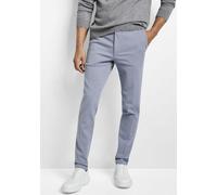 Chinohose CINQUE "CIBRODY", Herren, Gr. 106, L-Gr, blau (hellblau), Web, Obermaterial: 97% Baumwolle, 3% Elasthan, slim fit lang, Hosen Chinohose, modisches Strukturmuster (26784114-106)