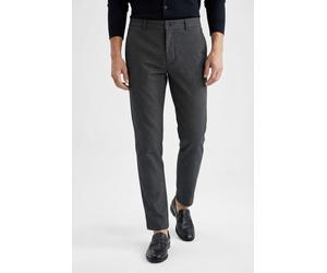 Chinohose CINQUE "CIBRODY", Herren, Gr. 54, N + S Gr, grau, Web, Obermaterial: 98% Baumwolle, 2% Elasthan, unifarben, slim fit lang, Hosen Chinohose, in schmaler Passfrom (72264439-54) grau