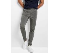 Chinohose CINQUE "CIWOOD_2", Herren, Gr. 106, L-Gr, grau (anthrazit), Web, Obermaterial: 97% Baumwolle, 3% Elasthan, regular fit lang, Hosen Chinohose, im italienischen Look (78822507-106)