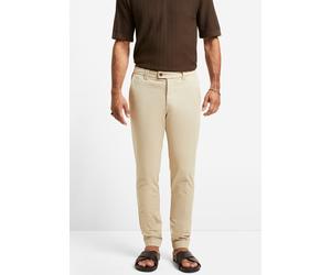 Chinohose CINQUE "CIWOOD_2", Herren, Gr. 54, N-Gr, braun (hellbraun), Web, Obermaterial: 97% Baumwolle, 3% Elasthan, regular fit lang, Hosen Chinohose, im italienischen Look (45695642-54) hellbraun