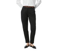 Comma Chinohose mit Gürtel Schwarz Größe 36