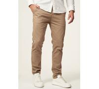 Chinohose DAILY COTTON "Daily Cotton Chinohose DCPROVO", Herren, Gr. 3, Länge 30, beige, Casual, slim fit, Hosen Chinohose, Herren Chino Hose Elastische Jeans Stoffhose Slim-Fit Casual Business (84813