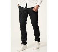 Chinohose DAILY COTTON "Daily Cotton Chinohose DCPROVO", Herren, Gr. 34, Länge 34, schwarz, Casual, slim fit, Hosen Chinohose, Herren Chino Hose Elastische Jeans Stoffhose Slim-Fit Casual Business (15