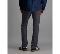 Chinohose "ERIC", Damen, Gr. 40, Länge 34, dunkelgrau washed, Web, Obermaterial: 70% Baumwolle, 28% Viskose, 2% Elasthan, PIONEER AUTHENTIC JEANS, straight fit lang, Hosen Chinohose, im Five-Pocket St