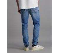 Chinohose "ERIC", Herren, Gr. 38, Länge 32, blau (ocean blau used buffies), Web, Obermaterial: 94% Baumwolle, 4% Elastomultiester, 2% Elasthan, PIONEER AUTHENTIC JEANS, straight fit lang, Hosen, im Fi