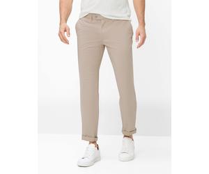 Chinohose EUREX BY BRAX "Style JOE", Herren, Gr. 52, Normalgrößen, beige (grau), Web, 50% Baumwolle, 48% Lyocell, 2% Elasthan, Hosen Chinohose (89817018-52) grau