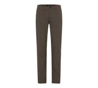 Chinohose EUREX BY BRAX "Style THILO", Herren, Gr. 27, Normalgrößen, braun, Web, 64% Viskose, 32% Polyester, 4% Elasthan, Hosen Chinohose, Wool Touch: Flatfronthose im Regular Fit (62253048-27) braun