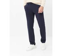Chinohose EUREX BY BRAX "Style THORE", Herren, Gr. 58, Normalgrößen, schwarz (navy), 63% Viskose, 33% Polyamid, 4% Elasthan, Hosen Chinohose (24033551-58) navy