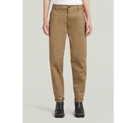 Chinohose G-STAR "Kate Boyfriend Chino", Damen, Gr. 23, Länge 32, safari, Obermaterial: 50% Baumwolle, 47% Baumwolle, 3% Elasthan, Hosen Chinohose (41688930-23) safari