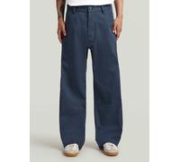 Chinohose G-STAR "MN Type 96 Loose Chino", Damen, Gr. 28, Länge 30, future dusk, Obermaterial: 100% Baumwolle, Hosen Chinohose (88303911-28)