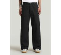 Chinohose G-STAR "MN Type 96 Loose Chino", Damen, Gr. 32, Länge 32, dk schwarz, Obermaterial: 100% Baumwolle, Hosen Chinohose (82492165-32)