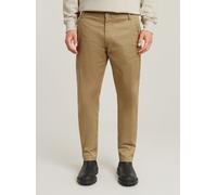 Chinohose G-STAR "Morry Tapered Chino", Herren, Gr. 31, Länge 32, safari, Obermaterial: 50% Baumwolle, 47% Baumwolle, 3% Elasthan, Hosen Chinohose (97711102-31) safari