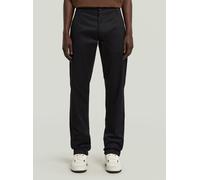 Chinohose G-STAR "Morry Tapered Chino", Herren, Gr. 32, Länge 34, dk schwarz, Obermaterial: 50% Baumwolle, 48% Baumwolle, 2% Elasthan, Hosen Chinohose (73098914-32) dk schwarz