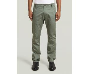Chinohose G-STAR "Mosa Straight Chino", Herren, Gr. 30, Länge 32, grün (orphus), Obermaterial: 97% Baumwolle, 3% Elasthan, Hosen Chinohose (30256765-30) orphus