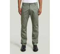 Chinohose G-STAR "Mosa Straight Chino", Herren, Gr. 38, Länge 34, grün (orphus), Obermaterial: 97% Baumwolle, 3% Elasthan, Hosen Chinohose (53728343-38) orphus