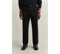 Chinohose GANT "REGULAR CLASSIC", Herren, Gr. 36, Länge 34, schwarz, Twill, Obermaterial: 97% Baumwolle, 3% Elasthan, regular fit lang, Hosen Chinohose, regular fit (41045755-36) schwarz