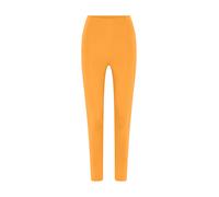 Chinohose "Girlfriend Collective Trousers High-rise", Damen, Gr. S, Normalgrößen, golden glow, Obermaterial: 79% Polyester, 21% Elasthan, GIRLFRIEND COLLECTIVE, Hosen Chinohose (74403636-S) golden glo
