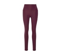 Chinohose "Girlfriend Collective Trousers High-rise", Damen, Gr. S, Normalgrößen, plum, Obermaterial: 79% Polyester, 21% Elasthan, GIRLFRIEND COLLECTIVE, Hosen Chinohose (12424054-S) plum