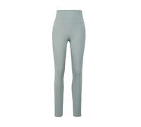 Chinohose "Girlfriend Collective Trousers High-rise", Damen, Gr. XL, Normalgrößen, grau (agave), Obermaterial: 79% Polyester, 21% Elasthan, GIRLFRIEND COLLECTIVE, Hosen Chinohose (42443260-XL) agave