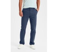 Chinohose H.I.S "- lange Hose in Regular-fit", Herren, Gr. 34, Länge 34, blau (navy), Web, Obermaterial: 98% Baumwolle, 2% Elasthan, unifarben, straight fit lang, Hosen Chinohose, aus elastischer Baum