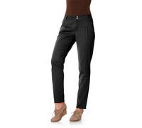 Chinohose HEINE, Damen, Gr. 23, Kurzgrößen, schwarz, 98% Baumwolle, 2% Elasthan, unifarben, lang, Hosen Chinohose (64734504-23) schwarz
