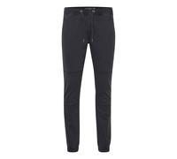 Chinohose INDICODE "Chinohose IDBrontus", Herren, Gr. S, N-Gr, schwarz, Obermaterial: 98% Baumwolle CO. 2% Elasthan EL., unifarben, Casual, regular fit normal, Hosen Chinohose (85961945-S) schwarz