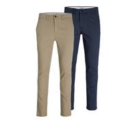 Jack & Jones JJIMARCO JJDAVE AK 2er Pack 33W / 34L Beige NAVY BLAZER 12180705 (752400) verschiedene W 33 L 34
