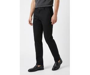 Chinohose JOOP JEANS "Matthew", Herren, Gr. 32, Länge 32, schwarz, Web, Obermaterial: 97% Baumwolle, 3% Elasthan, clean, unifarben, normal, Hosen Chinohose, mit zwei Eingrifftaschen (11416365-32) schw