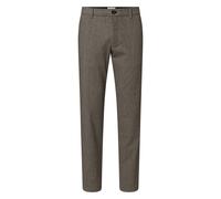 Chinohose JOOP JEANS "Matthew", Herren, Gr. 33, Länge 32, braun (schwarz braun), Web, Obermaterial: 51% Baumwolle, 31% Polyester, 16% Viskose, 2% Elasthan, unifarben, regular fit lang, Hosen Chinohose