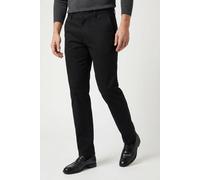 Chinohose JOOP JEANS "Matthew", Herren, Gr. 34, Länge 30, schwarz, Web, Obermaterial: 97% Baumwolle, 3% Elasthan, clean, unifarben, normal, Hosen Chinohose, mit zwei Eingrifftaschen (46665136-34) schw