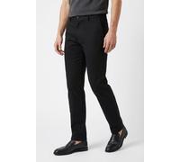 Chinohose JOOP JEANS "Matthew", Herren, Gr. 34, Länge 32, schwarz, Web, Obermaterial: 97% Baumwolle, 3% Elasthan, clean, unifarben, normal, Hosen Chinohose, mit zwei Eingrifftaschen (11416365-34) schw