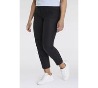 Chinohose KJBRAND "Betty Chino", Damen, Gr. 50, N-Gr, schwarz, Web, Obermaterial: 60% Baumwolle, 37% Polyamid, 3% Elasthan, casual, bequem knöchellang, Hosen, mit Komfortbund (78998562-50) schwarz