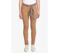 Chinohose LE TEMPS DES CERISES "DYLI 4", Damen, Gr. 28, US-Größen, weiß, 98% Baumwolle, 2% Elasthan, Hosen Chinohose, aus Baumwollstretch (31657367-28) weiß