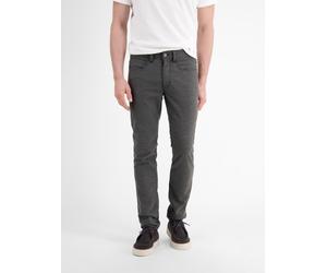 Chinohose LERROS "Herren Hose CONLIN in Wolloptik, SLIM FIT", Herren, Gr. 31, Länge 32, schwarz, 64% Polyester, 34% Viskose, 2% Elasthan, Hosen Chinohose (51703461-31) schwarz