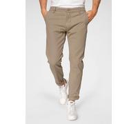 Chinohose LEVI'S "Chino Taper", Damen, Gr. 32, Länge 32, beige, Web, Obermaterial: 98% Baumwolle, 2% Elasthan, unifarben, gerade, unten schmal knöchellang, Hosen Chinohose, mit optimalem Stretchanteil