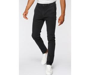 Chinohose LEVI'S "LE XX CHINO SLIM TAPER", Herren, Gr. 31, Länge 34, schwarz (shady schwarz3), Web, Obermaterial: 98% Baumwolle, 2% Elasthan, gerade knöchellang, Hosen Chinohose, mit Markenlogo (58733